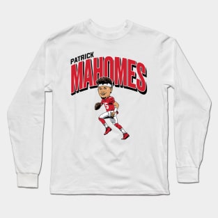 Patrick Mahomes Caricature Long Sleeve T-Shirt